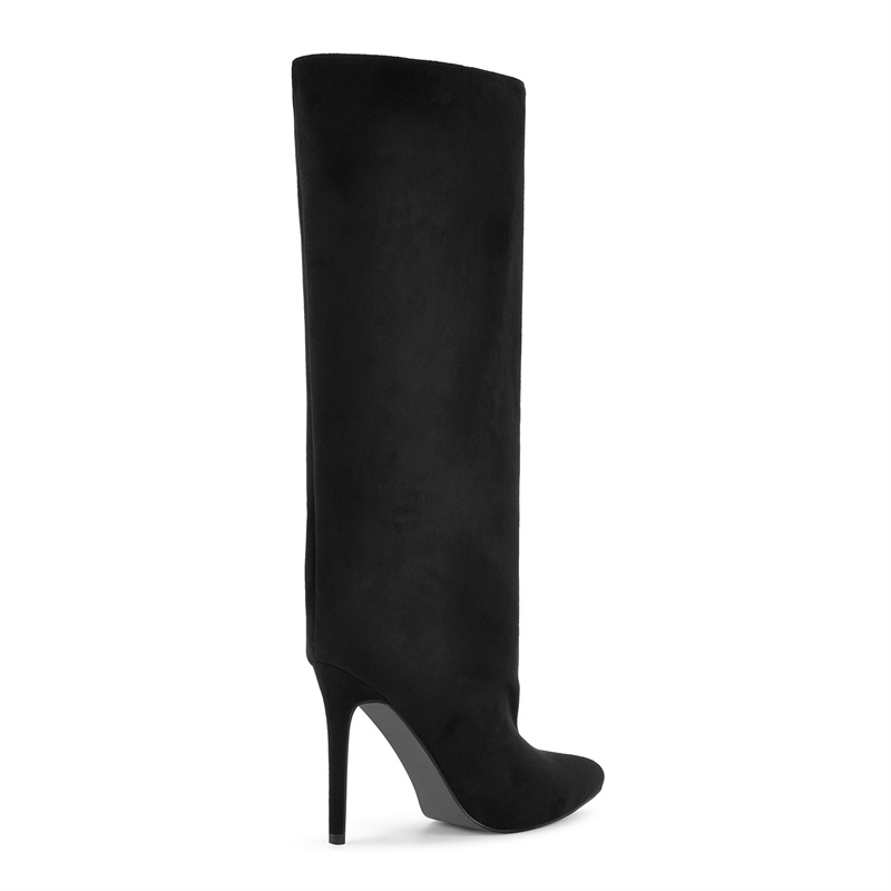 Onlymaker Black Faux Suede Kne - огляд і ціна Female Formal Wear