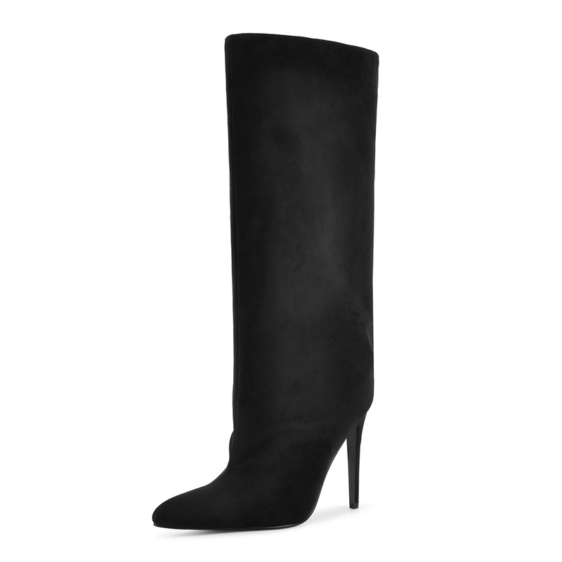 Onlymaker Black Faux Suede Kne - огляд і ціна Female Formal Wear