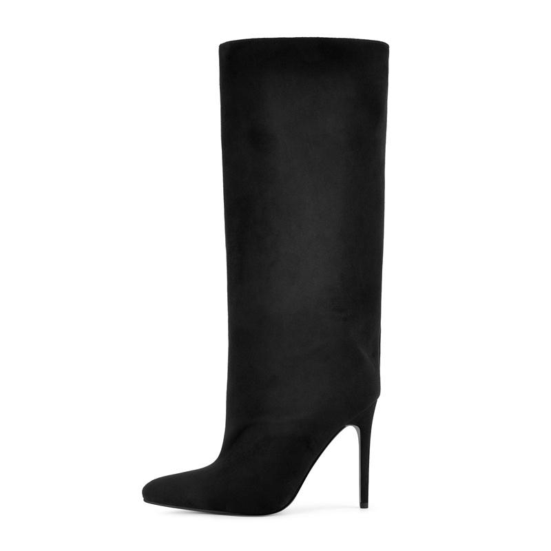Onlymaker Black Faux Suede Kne - огляд і ціна Female Formal Wear