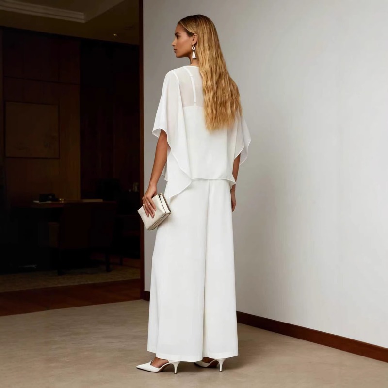 2026 New Women White Chiffon J - огляд і ціна Female Formal Wear