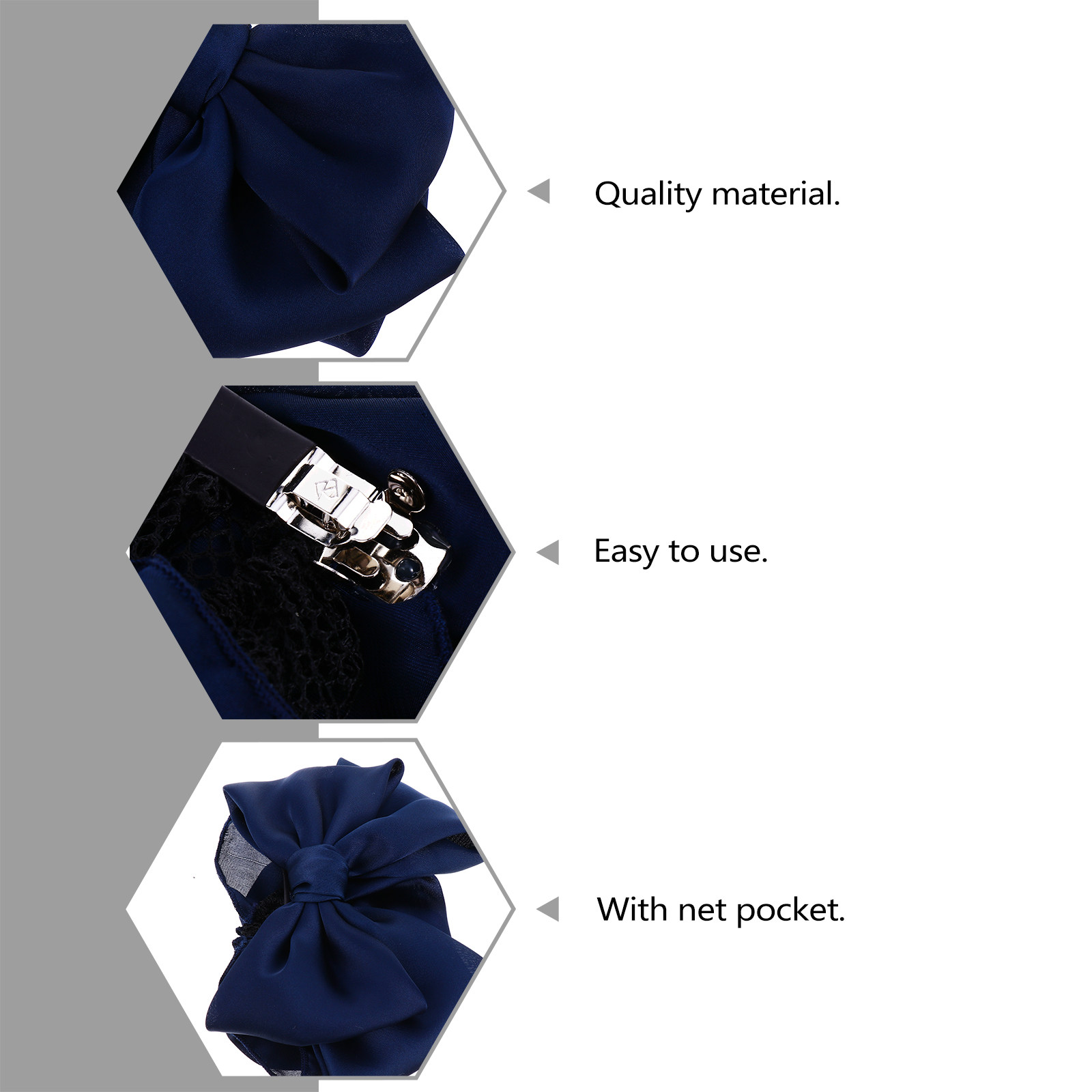Large Bow Hairnet Bun Cover fo - огляд і ціна Large Women'S Formal Wear