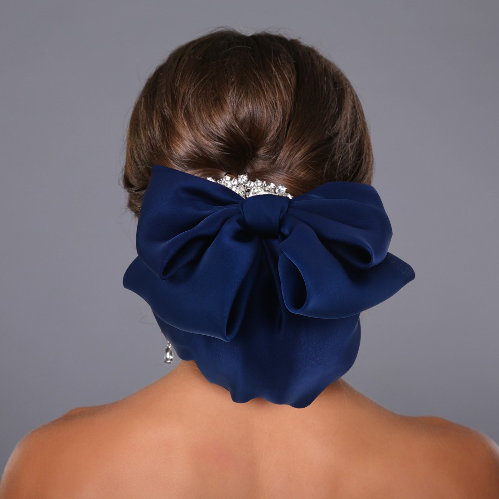 Large Bow Hairnet Bun Cover fo - огляд і ціна Large Women'S Formal Wear