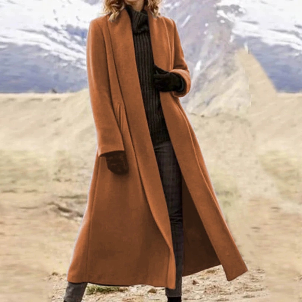 Plus Size Extra Long Woolen Co - огляд і ціна Tailored Coat Wool