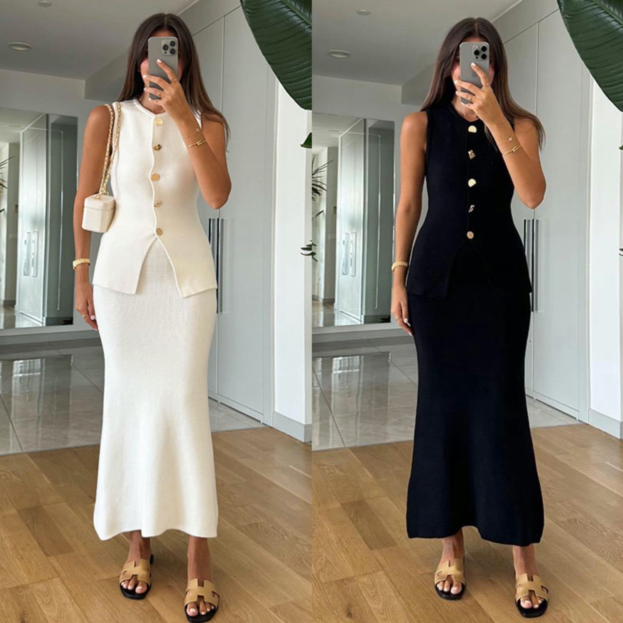 Round-neck Single-breasted Sle - огляд і ціна Women Formal Wear Set