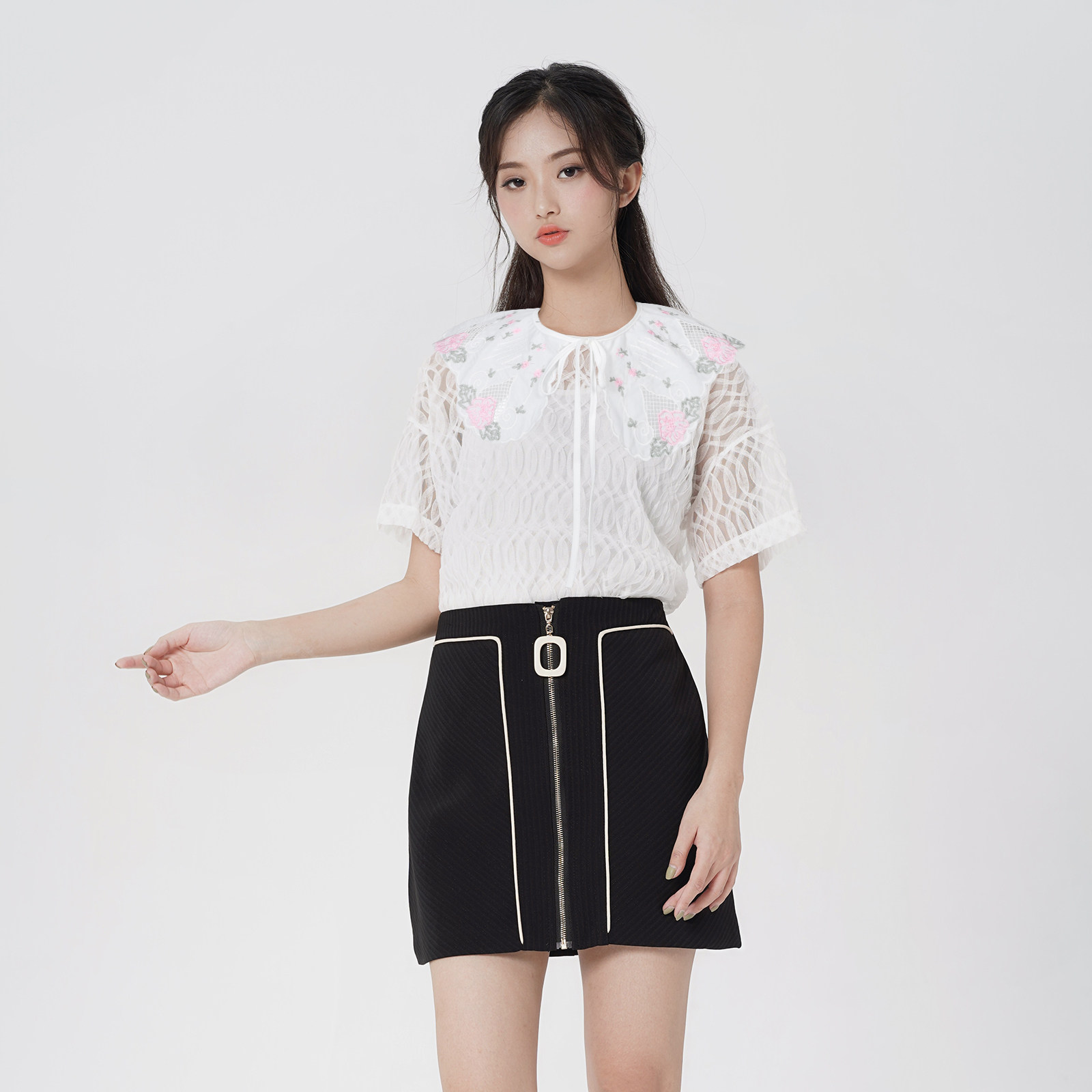 Detachable Embroidered Fake Co - огляд і ціна Large Women'S Formal Wear