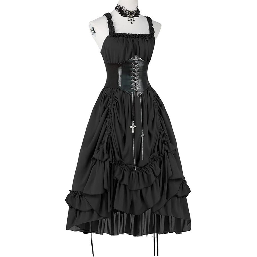 Women Gothic Dress Corset Slip - огляд і ціна Vintage Women'S Formal Wear