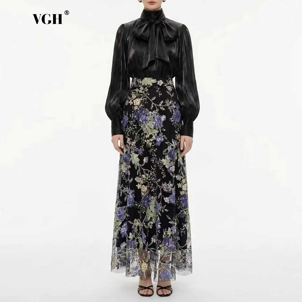 VGH Elegant Chic Black Floral  - огляд і ціна Women Formal Wear Set