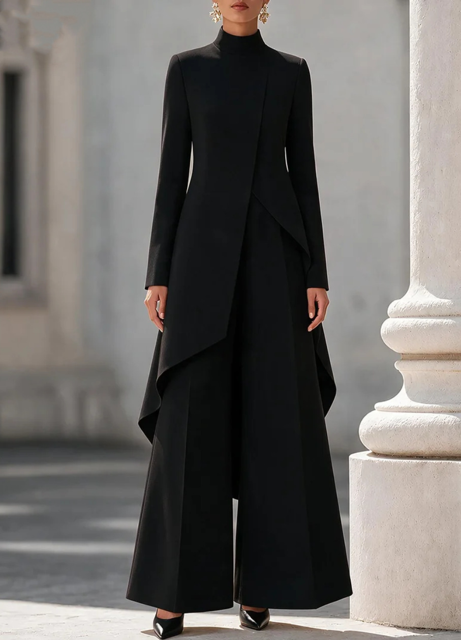 Women Two Piece Outfit Mock Ne - огляд і ціна Women Formal Wear Set