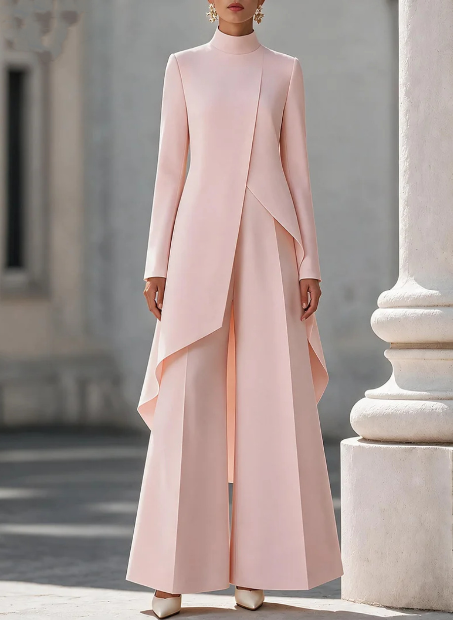 Women Two Piece Outfit Mock Ne - огляд і ціна Women Formal Wear Set