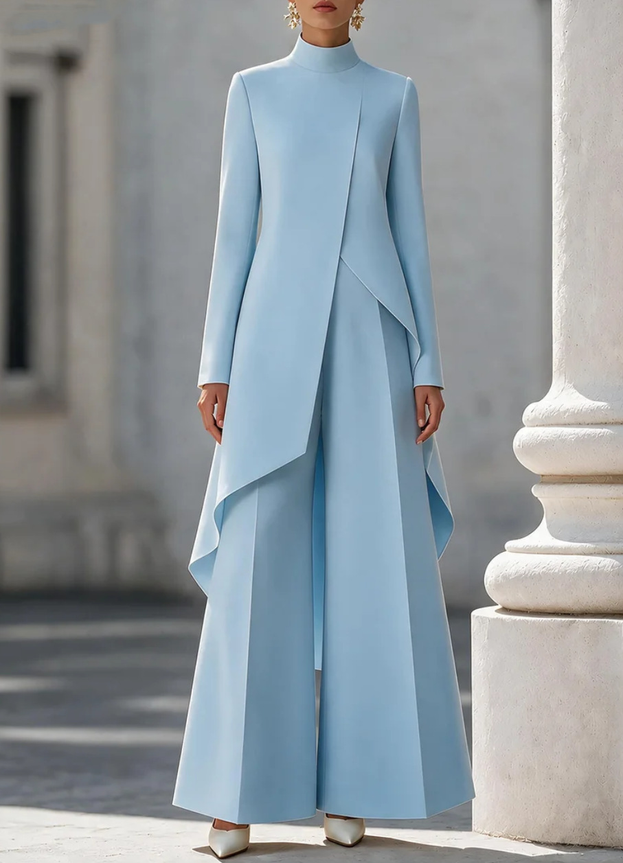 Women Two Piece Outfit Mock Ne - огляд і ціна Women Formal Wear Set